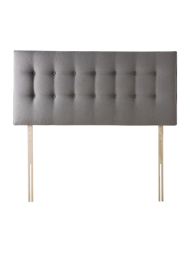 Silentnight Slate Grey Hayez Strutted Headboard - Image 2 of 4