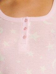Pink - Boux Avenue Star & Moon Top und Leggings Pyjama-Set - Bild 4 von 4