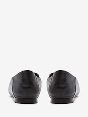 Mint Velvet Black Leather Camille Loafers - Image 3 of 5
