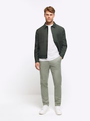 River Island Green Linen Jacket - Image 3 of 6