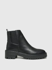 Schuh Adeline Quilt Detail Chelsea Boots - Image 1 of 4