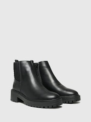 Schuh Adeline Quilt Detail Chelsea Boots - Image 2 of 4