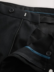 Black Regular Fit Suit Trousers - Image 10 of 11