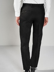 Noir - Ajustement régulier - Pantalon de costume - Image 2 of 3