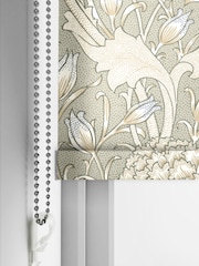 William Morris At Home Sage Green Wild Tulip Made to Measure Roller Blind - Image 4 of 6