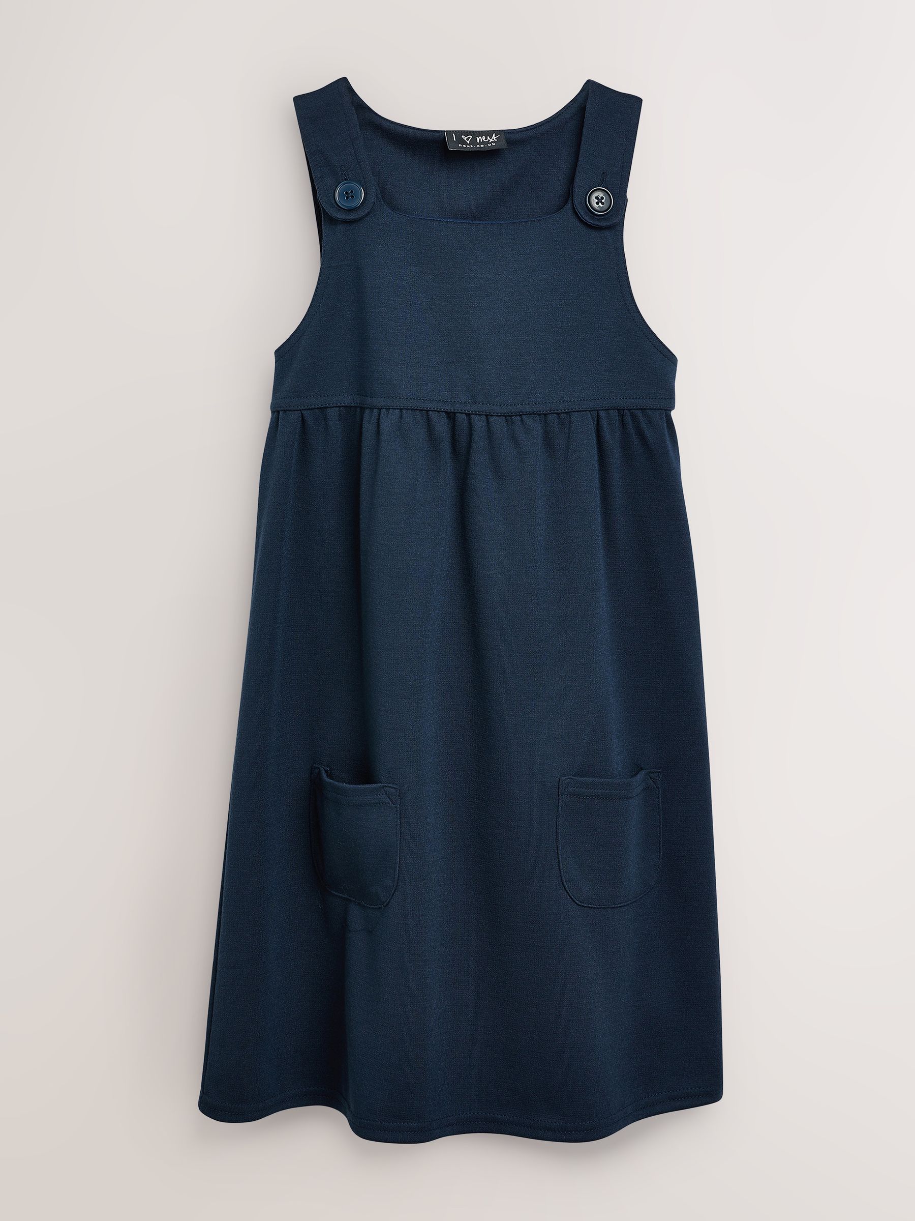jersey pinafore dress Girls Next Black Jersey Stretch Pinafore School Dress (3-14yrs) 10 Years