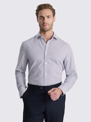 Теңіз көк - MOSS Tailored Fit Stripe Non-Iron Shirt - 2суретінің 1 суреті