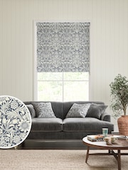 William Morris At Home Indigo Blue Sunflower Made To Measure Roller Blind - Image 1 of 6