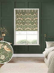 William Morris At Home Green Strawberry Thief Made To Measure Roller Blind - Image 1 of 6