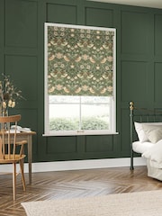 William Morris At Home Green Strawberry Thief Made To Measure Roller Blind - Image 2 of 6