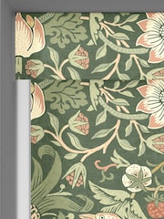 William Morris At Home Green Strawberry Thief Made To Measure Roller Blind - Image 3 of 6