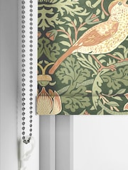 William Morris At Home Green Strawberry Thief Made To Measure Roller Blind - Image 4 of 6