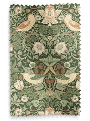 William Morris At Home Green Strawberry Thief Made To Measure Roller Blind - Image 5 of 6