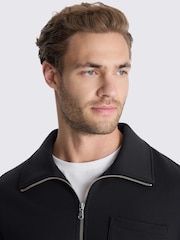 Negru - MOSS Quarter Zip Sweatshirt - Imaginea 3 din 3