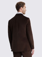 MOSS Brown Tailored Fit Corduroy Suit Jacket - Image 3 of 4