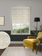 William Morris At Home Flint Grey Larkspur Made To Measure Roller Blind - Image 1 of 6