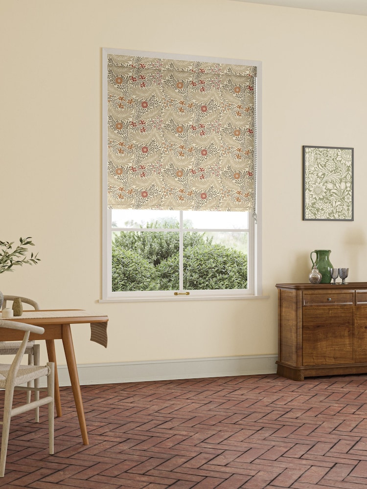 William Morris At Home Natural Larkspur Made To Measure Roller Blind - Image 2 of 6