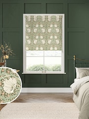 William Morris At Home Green Pimpernel Made To Measure Roller Blind - Image 1 of 6