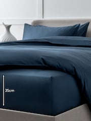 Kolekcija Luxe 400 število niti 100% egiptovski bombaž sateen list - Slika 2 iz 2