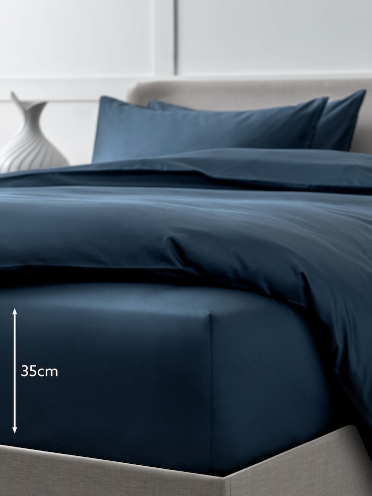 Kollektion Luxe Satin-Bettlaken aus 100 % ägyptischer Baumwolle mit Fadenzahl 400 - Bild 2 von 2 Kollektion Luxe Satin-Bettlaken aus 100 % ägyptischer Baumwolle mit Fadenzahl 400 - Bild 2 von 2