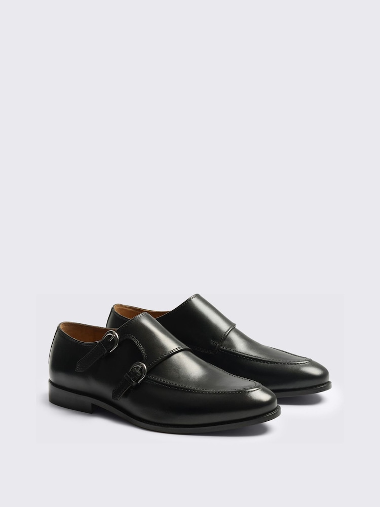 Svart - MOSS Corsica Double Monk Shoes - Bilde 2 av 4