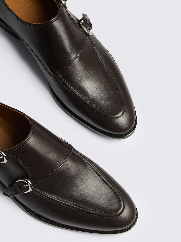 Brun - MOSS Corsica Double Monk Shoes - Bilde 4 av 4
