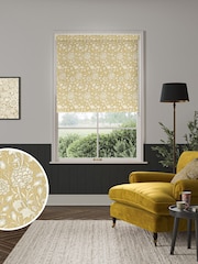 William Morris At Home Ochre Yellow Wild Tulip Made To Measure Roller Blind - Image 1 of 6