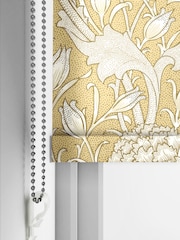 William Morris At Home Ochre Yellow Wild Tulip Made To Measure Roller Blind - Image 4 of 6