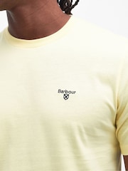Barbour® Heritage Yellow Mens Sports T-Shirt - Image 5 of 6