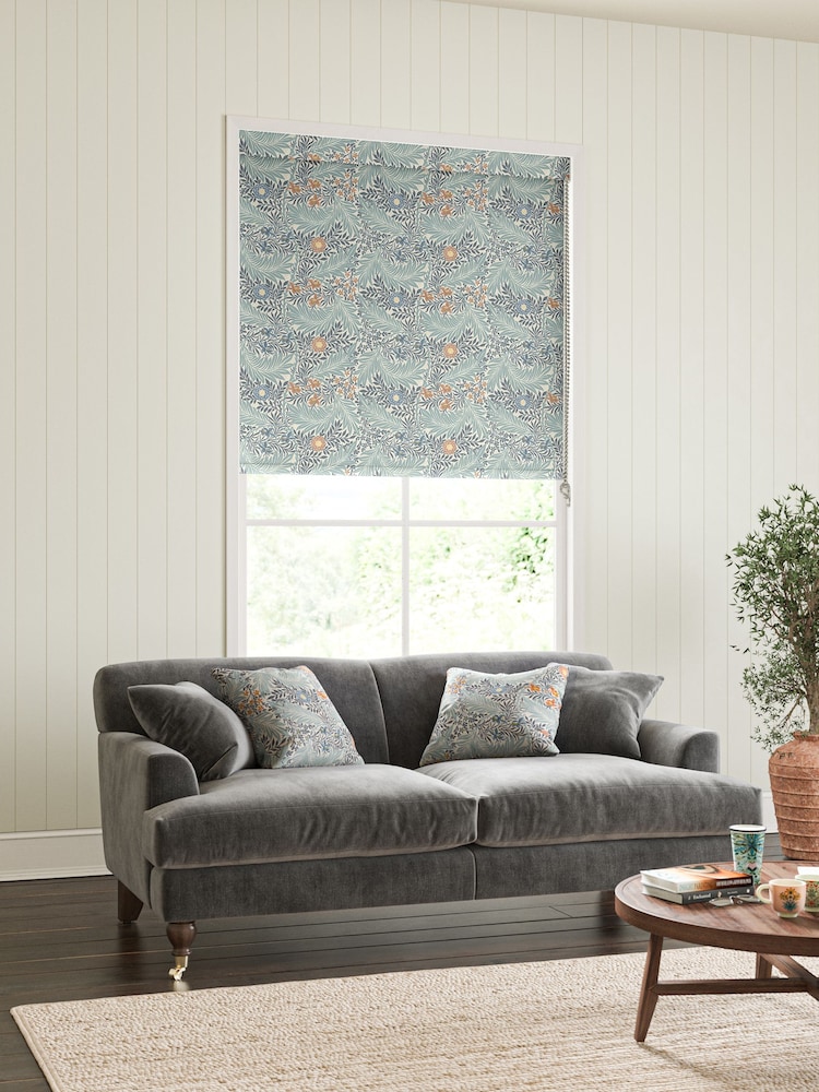 William Morris At Home Blue Larkspur Made To Measure Roller Blind - Image 2 of 6