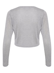 Kaffe Ankra Slim Fit Long Sleeve Bolero Cardigan - Image 5 of 5