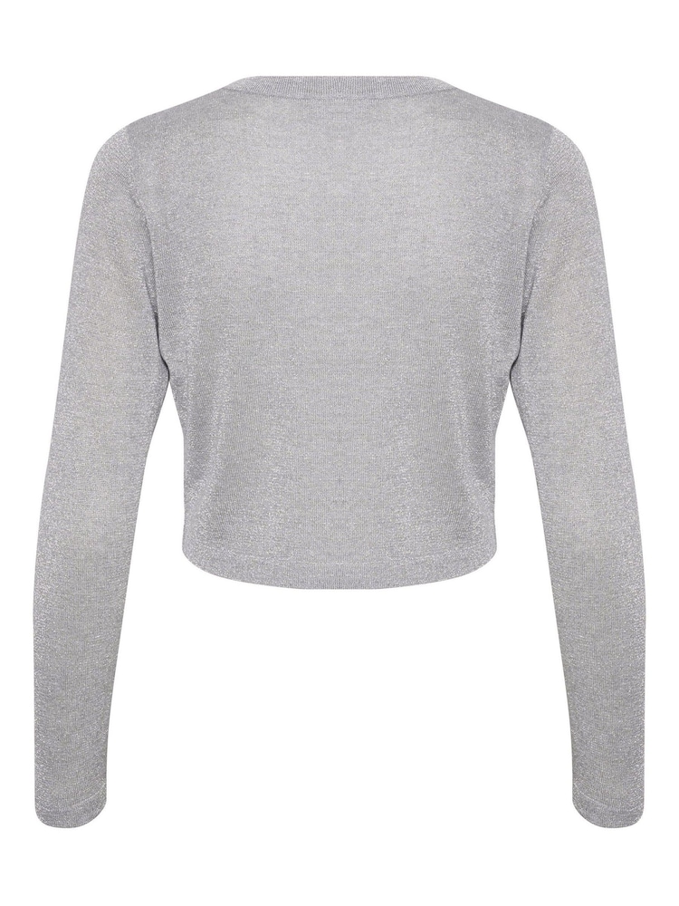 Kaffe Ankra Slim Fit Long Sleeve Bolero Cardigan - Image 5 of 5