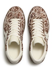 FitFlop Brown The Dash Ff Pony Cow T-Toe Trainers - Image 3 of 5