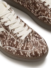 FitFlop Brown The Dash Ff Pony Cow T-Toe Trainers - Image 4 of 5