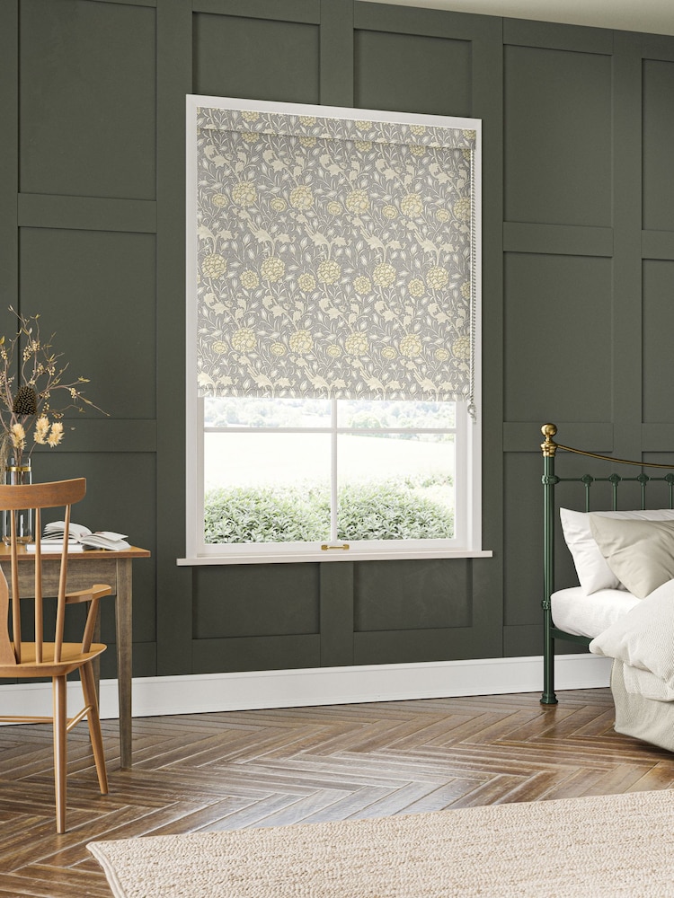 William Morris At Home Grey Wild Tulip Made To Measure Roller Blind - Image 2 of 6