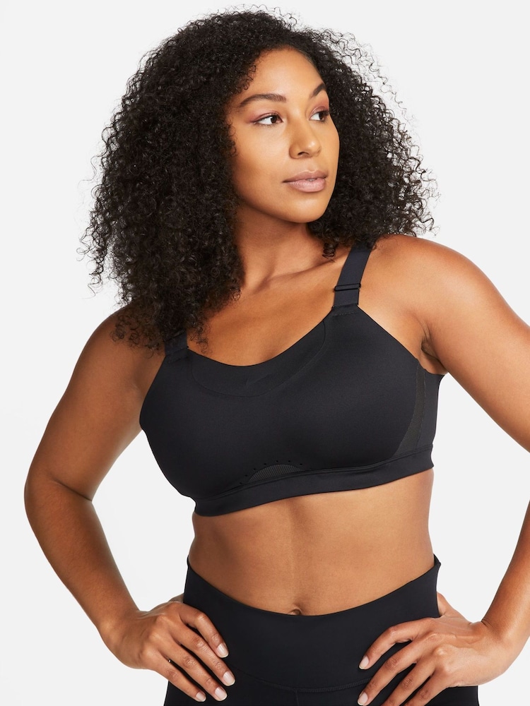 Nike Black Dri-FIT Alpha High Support Padded Sports Bra - Image 1 of 8