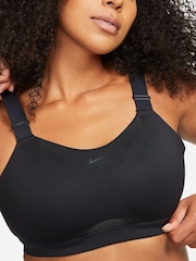 Nike Black Dri-FIT Alpha High Support Padded Sports Bra - Image 4 of 8