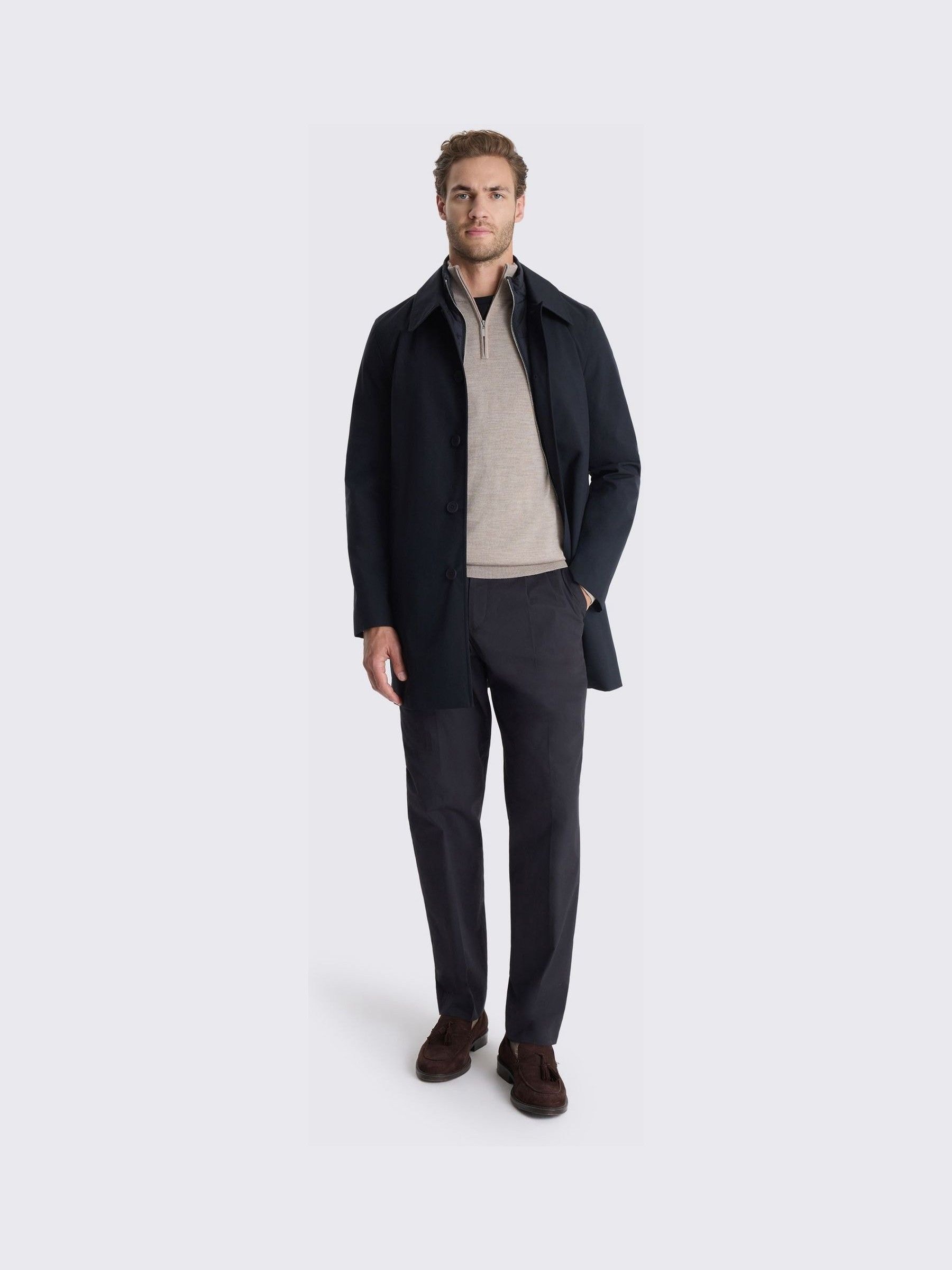 Buy MOSS Blue Raincoat With Insert from Next USA