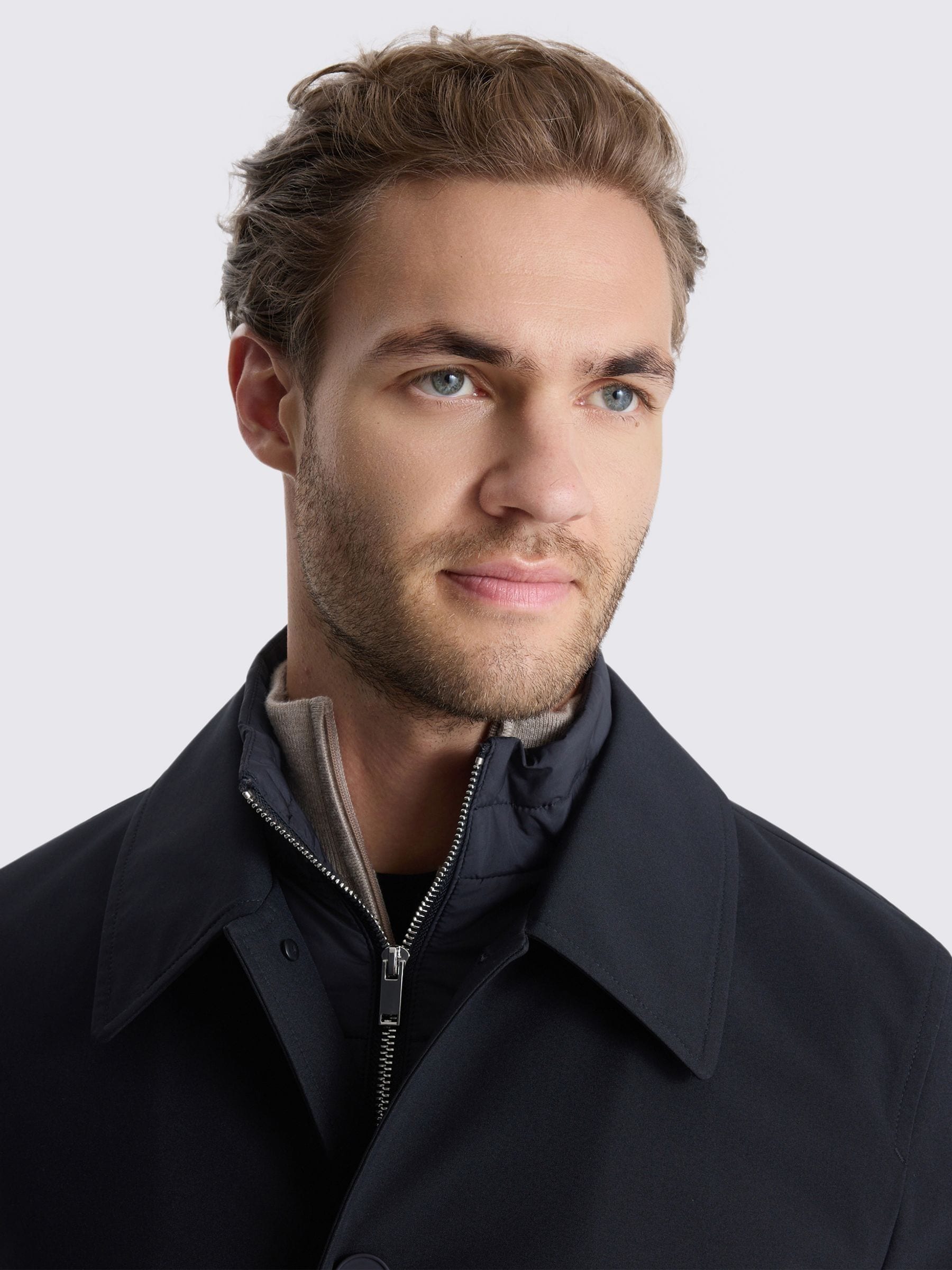 Buy MOSS Blue Raincoat With Insert from Next USA