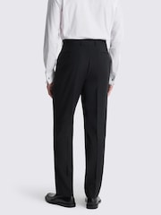 MOSS Black Regular Fit Performance  Dress Trousers - Image 2 of 3