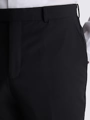 MOSS Black Regular Fit Performance  Dress Trousers - Image 3 of 3