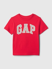 Gap Red Logo Short Sleeve Crew Neck T-Shirt (Newborn-5yrs) - Image 1 of 3