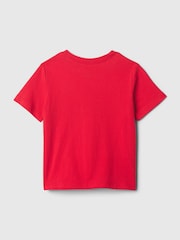 Gap Red Logo Short Sleeve Crew Neck T-Shirt (Newborn-5yrs) - Image 2 of 3