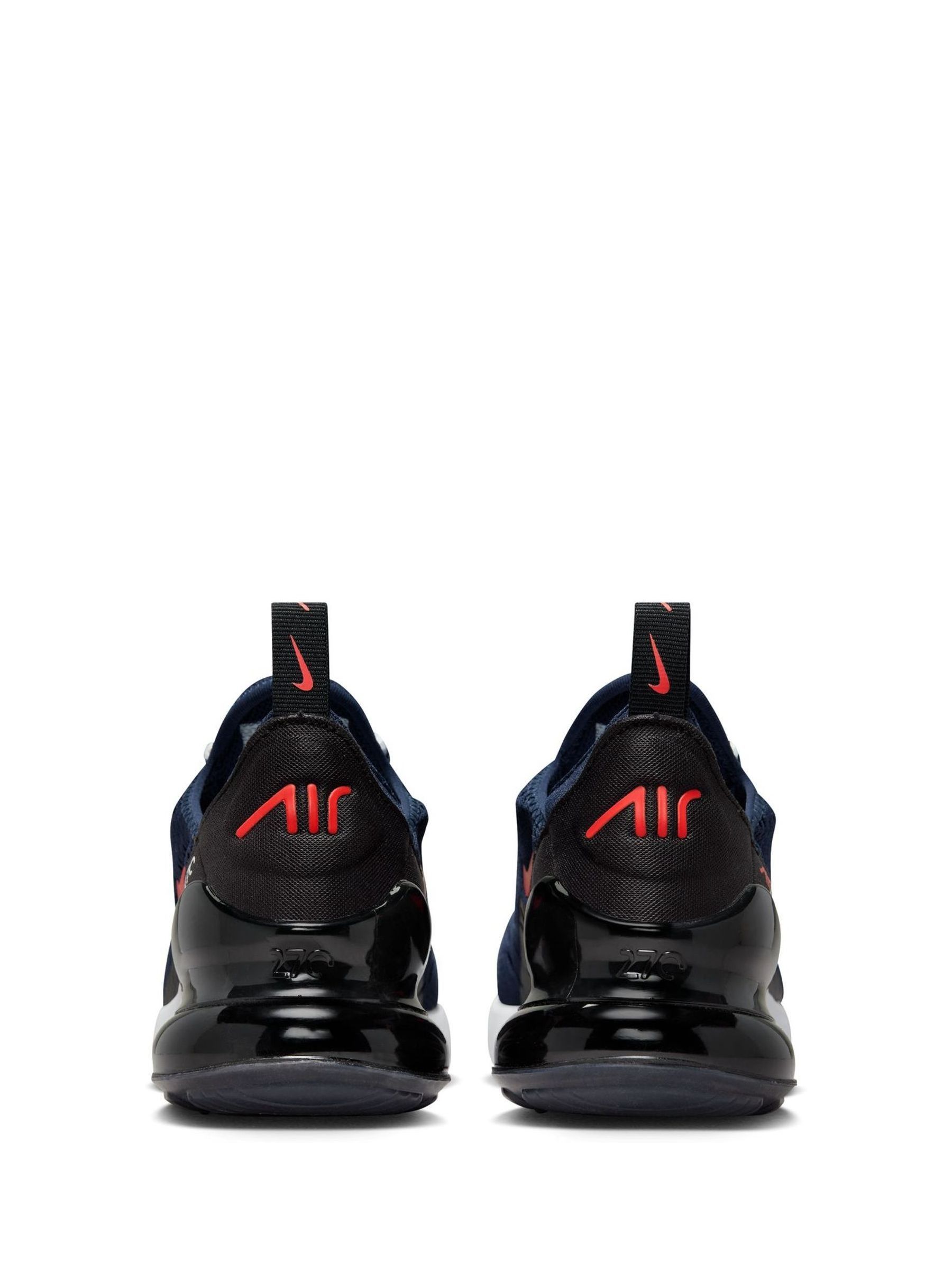 Buy Nike Navy Red Youth Air Max 270 Trainers from Next Luxembourg
