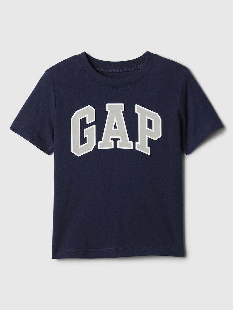 Gap Blue Logo Short Sleeve Crew Neck T-Shirt (Newborn-5yrs) - Image 1 of 3