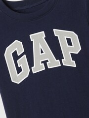 Gap Blue Logo Short Sleeve Crew Neck T-Shirt (Newborn-5yrs) - Image 3 of 3