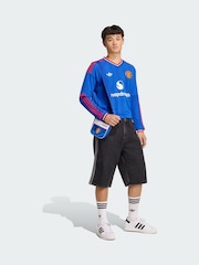 adidas Blue Originals Manchester United 26/27 Away Longsleeve Football Shirt - Image 1 of 5