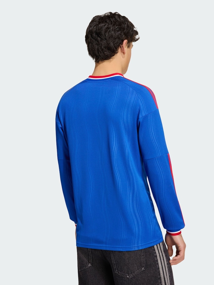 adidas Blue Originals Manchester United 26/27 Away Longsleeve Football Shirt - Image 2 of 5 adidas Blue Originals Manchester United 26/27 Away Longsleeve Football Shirt - Image 2 of 5