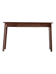 Gallery Home Walnut Madrid 1 Drawer Desk - Image 2 of 3