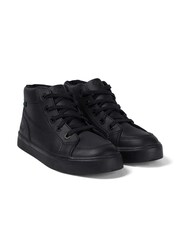 Kickers Black Junior Tovni Hi Leather Shoes - Image 2 of 8